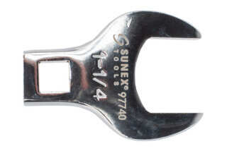 Odin Works 1 1/4" crowfoot wrench for their .223 barrel nuts is designed for 1/2" torque drives.